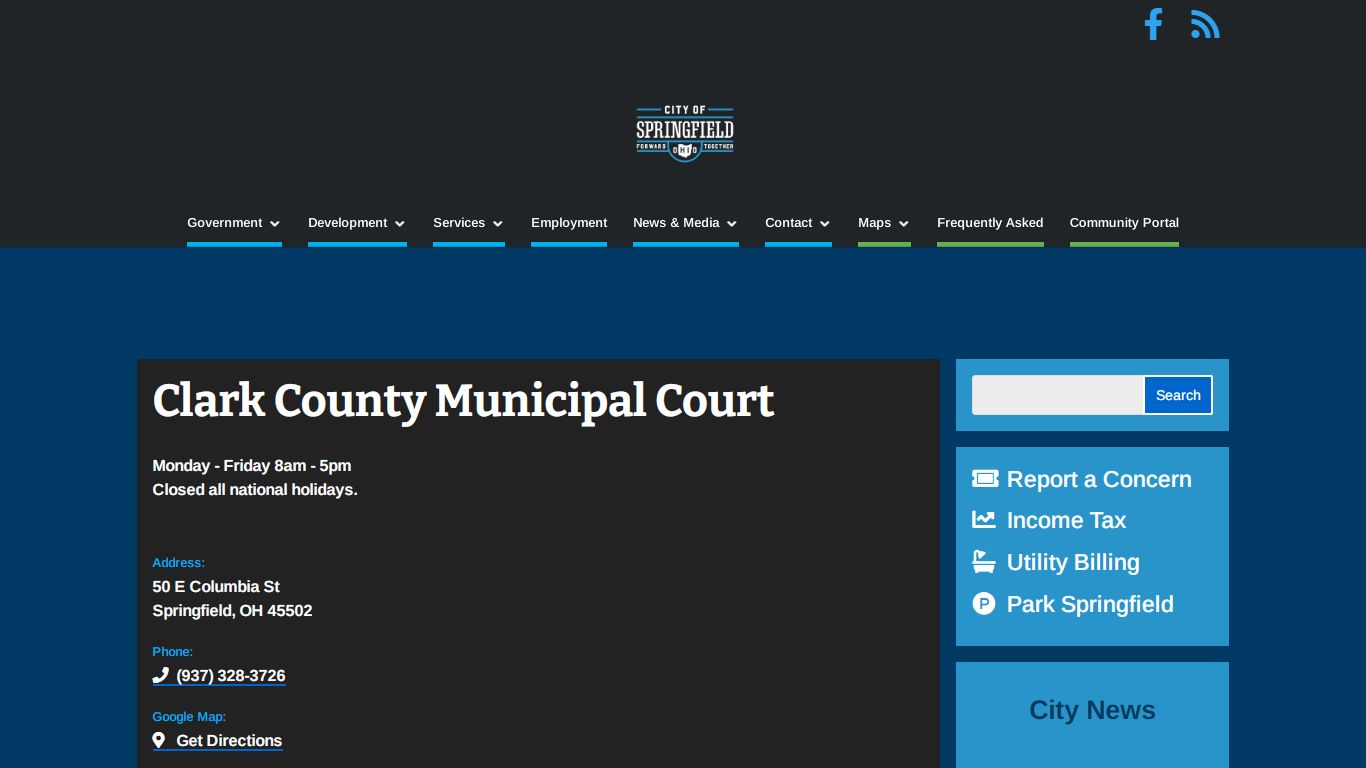 Clark County Municipal Court - City of Springfield