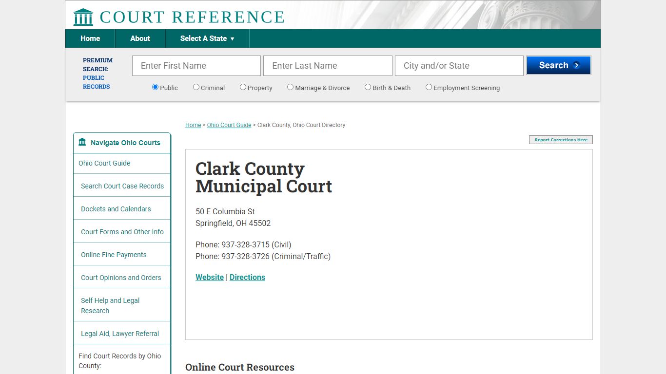 Clark County Municipal Court - CourtReference.com